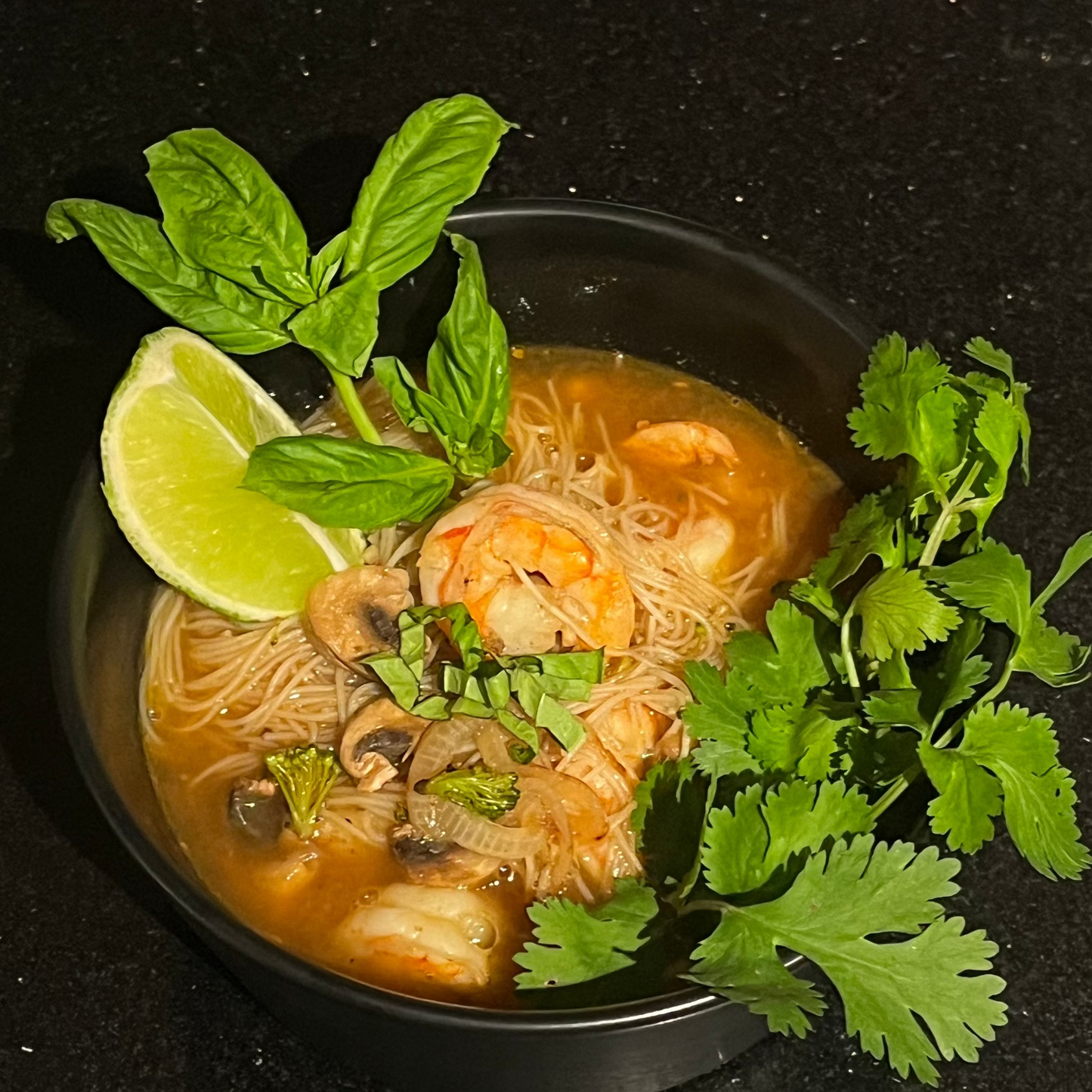 Shrimp Pho Noodle Soup